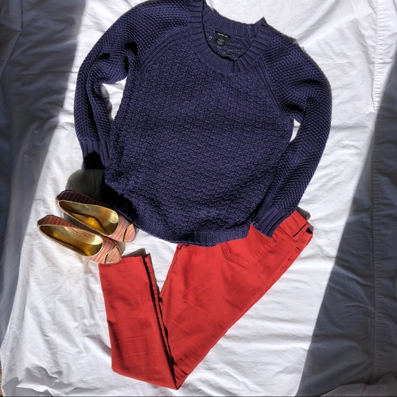 Denim - Burnt Orange Jeans sz 7